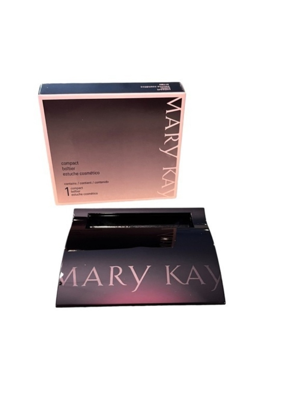 Set of 2💥MARY KAY COMPACT CASE‎ BRAND NEW IN BOX Small Makeup Compact 017362